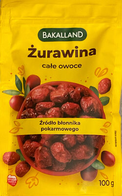 Żurawina całe owoce