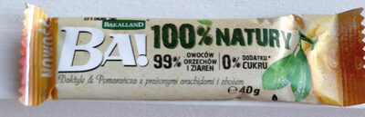 BA! 100% NATURY – Daktyle & Pomarańcza z prażonymi arachidami i zbożem