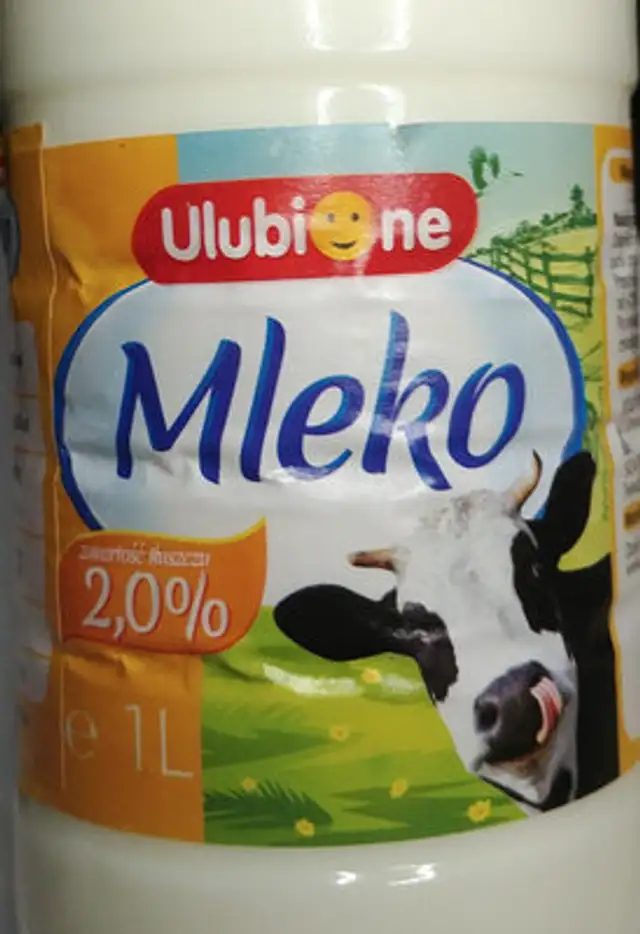 Mleko 2% front packaging