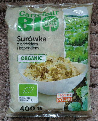 Surówka z ogórkiem i koperkiem front packaging