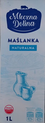 Maślanka Naturalna front packaging