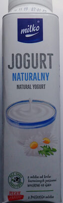 Jogurt naturalny front packaging