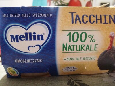 Omogeneizzato tacchino front packaging