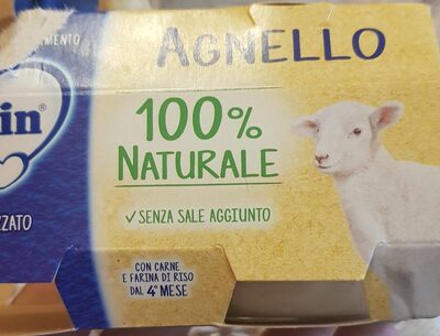 Omogenizato agnello front packaging