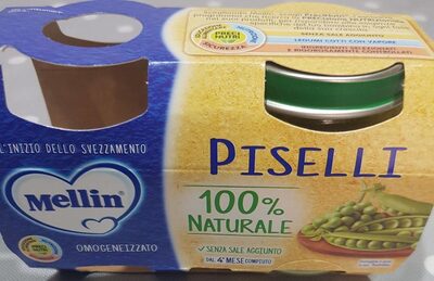 Piselli omogenizzato 100% naturale