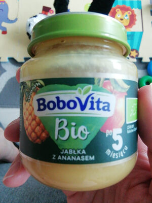 Bio jabłka z ananasem front packaging