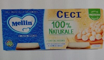 Ceci 100% Naturale Omogeneizzato 2 x 80 g