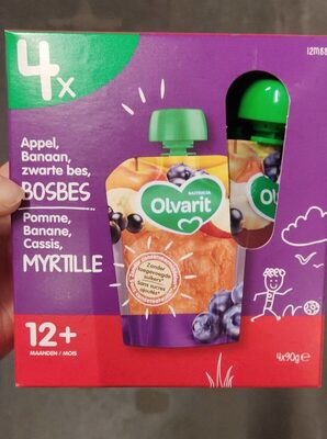 Pomme banane cassis myrtille