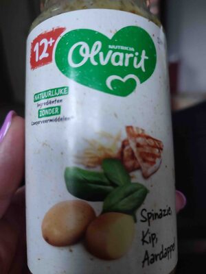 Spinazie kip aardappel