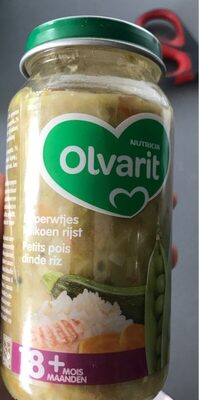 Petits pois, dinde et riz