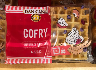 Gofry chrupiące na ciepło front packaging