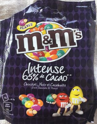 Intense 65% de cacao - Chocolat noir et cacahuète