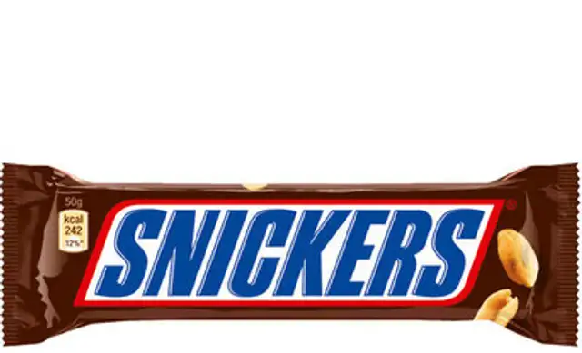 Snickers front packaging