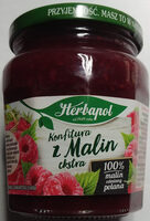 Konfitura z malin ekstra o obniżonej zawartości cukru