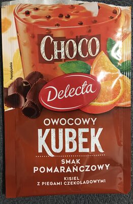 Owocowy kubek smak pomarańczowy front packaging