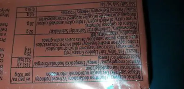 wafers ingredients label