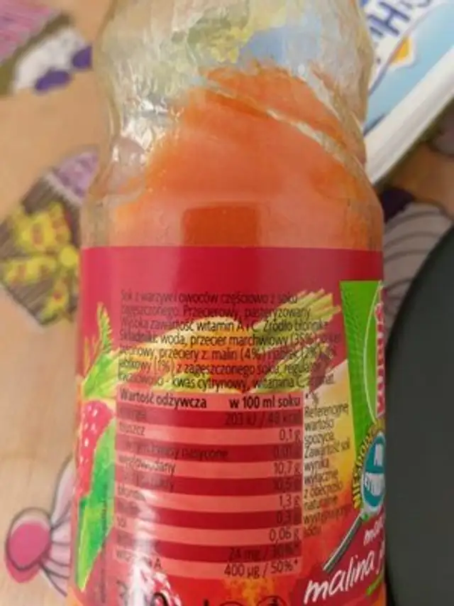 Kubus ingredients label