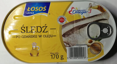 Śledź po gdańsku w oleju front packaging