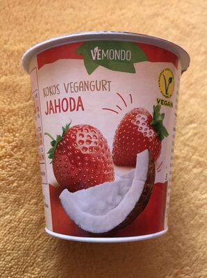 Kokos vegangurt - Jahoda