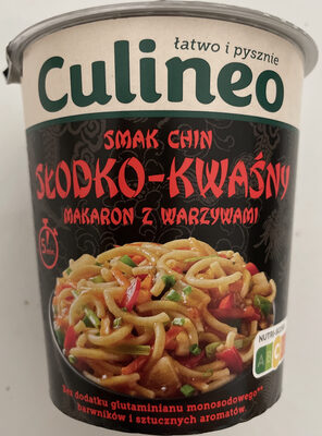 Słodko-kwaśny makaron z warzywami