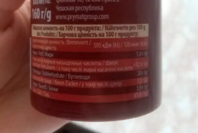 Épices nutrition facts table