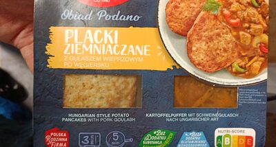 Placki Ziemniaczane z gulaszem wieprzowym po węgiersku