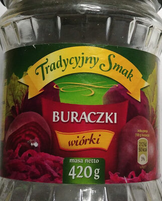 Buraczki wiórki front packaging