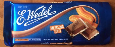 Czekolada Mleczna Toffi 100 G front packaging