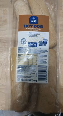 Hot dog pszenny z dodatkiem mąki graham