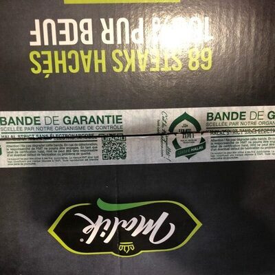 Steaks hachés front packaging