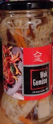 Wok Gemüse chinesische Art