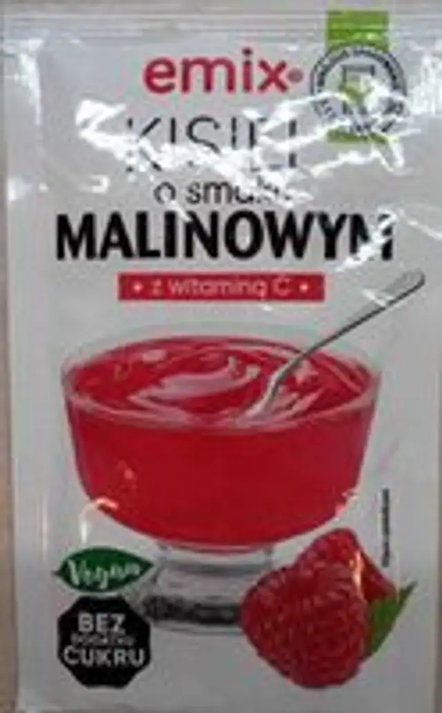 Kisiel o smaku malinowym