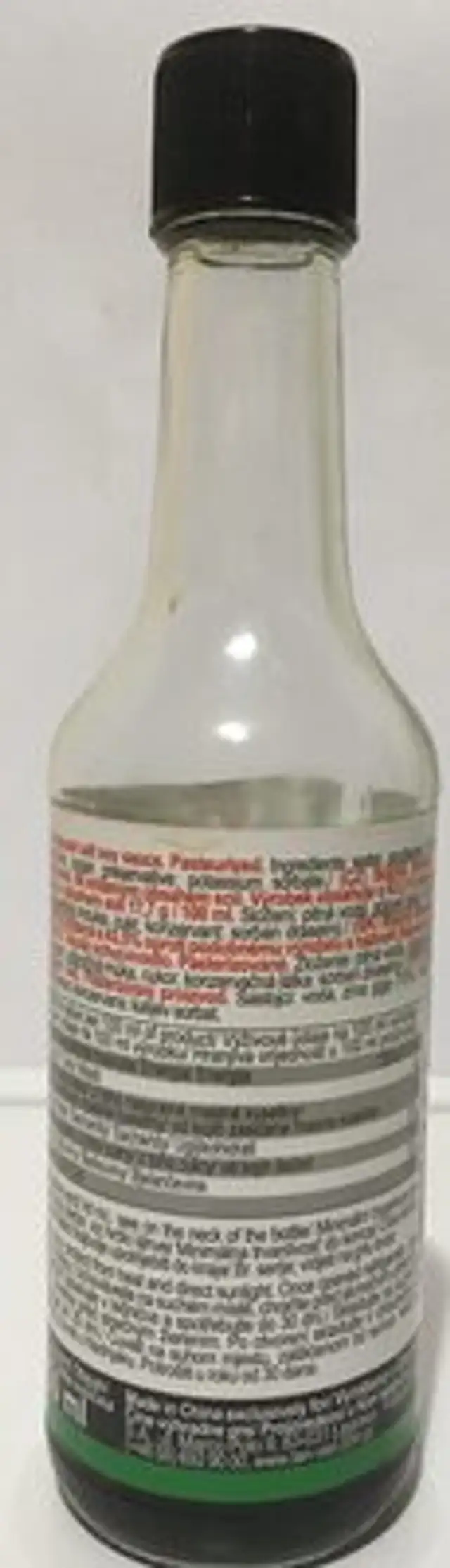 Reduced salt soy sauce ingredients label