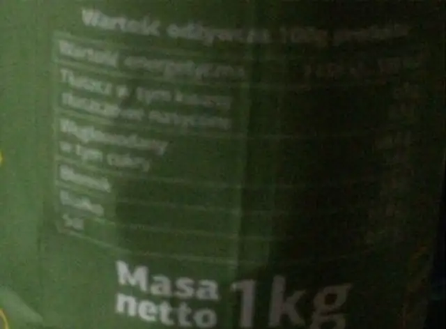 Maka pszenna proznanska nutrition facts table
