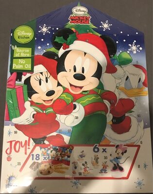 Calendrier de l'avent avec cookies aux pepites de chocolat