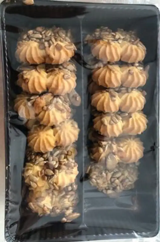 Galletas con pipas de calabaza y girasol