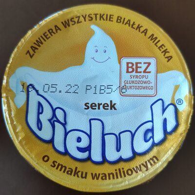 Serek o smaku waniliowym front packaging