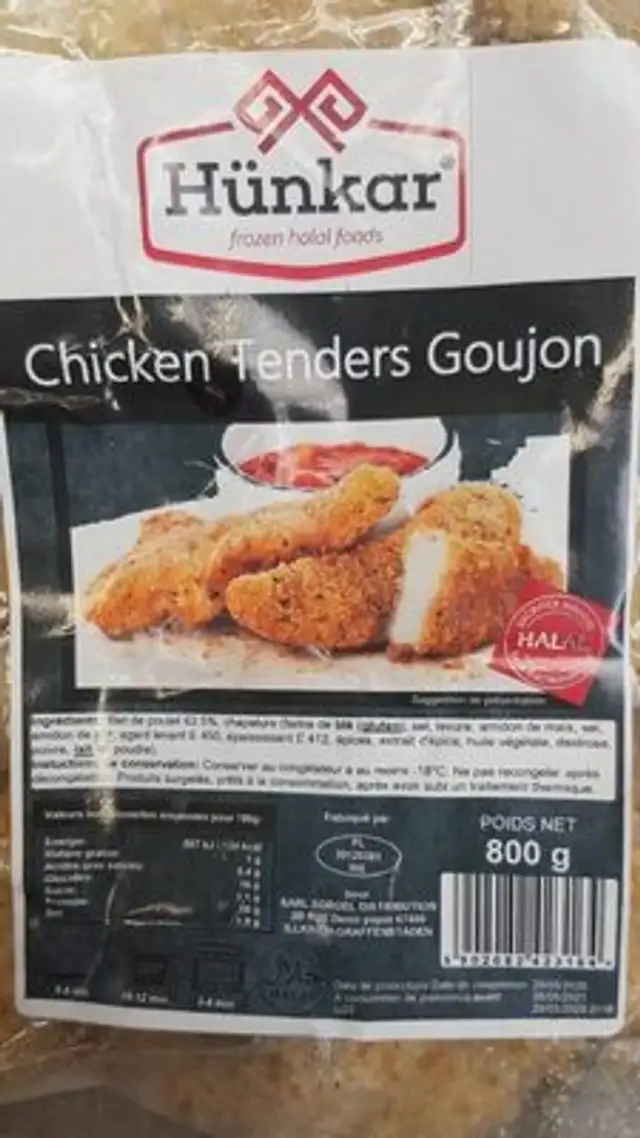 Chicken tendres goujon