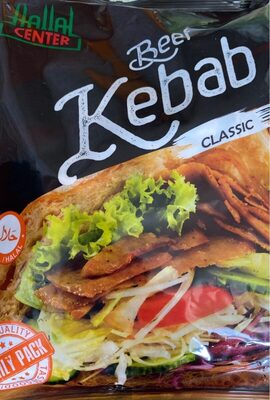 Beef kebab front packaging