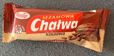 Sezamowa Chałwa kakaowa front packaging