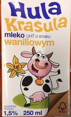Mleko UHT o smaku waniliowym