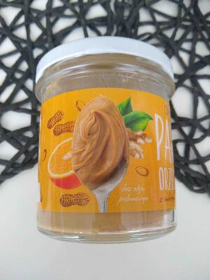 pasta orzechowa z imbirem i pomarańczą