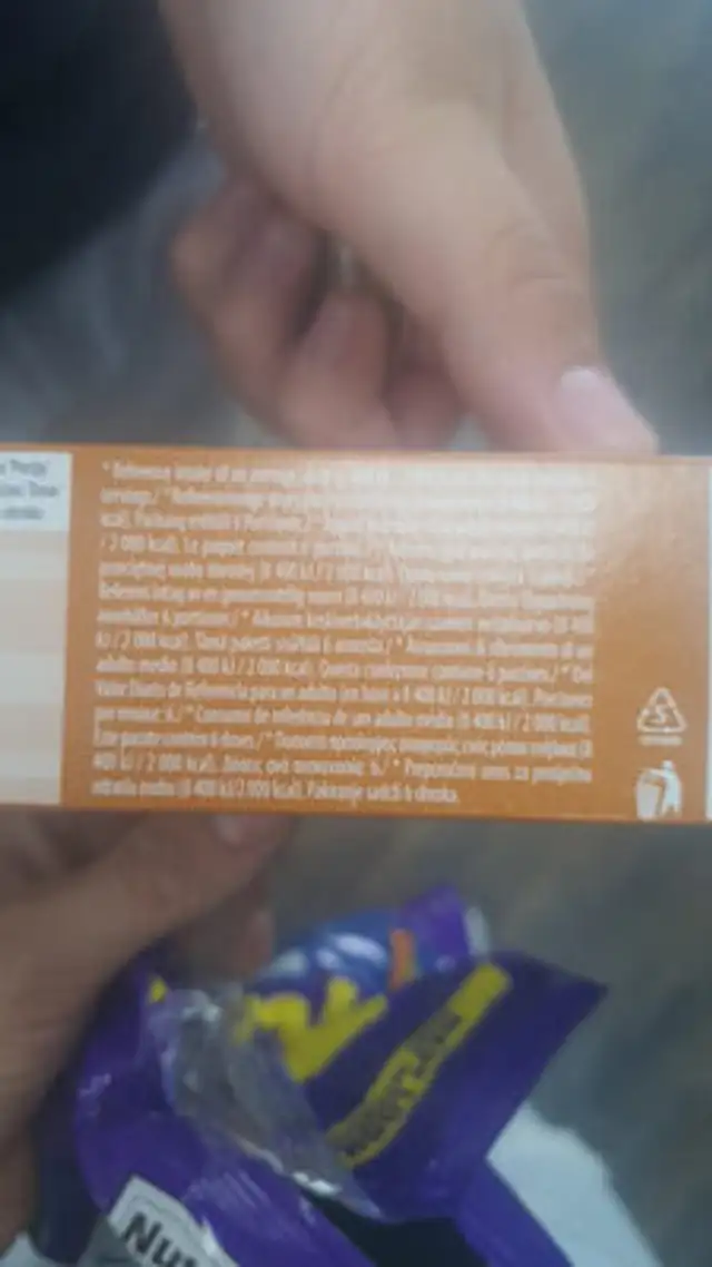 Unknown ingredients label