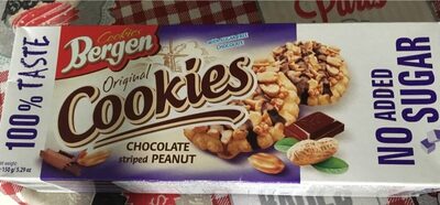 Chocolate Striped Peanut Cookies, Erdnuss, Schokol...