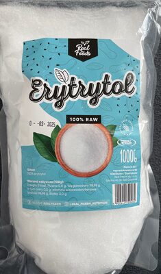 Erytrytol 100% raw front packaging