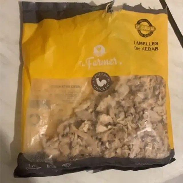 Lamelles de kebab