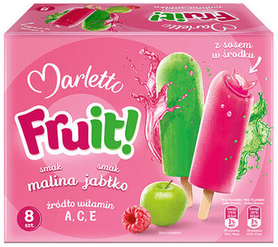 Lody Fruit! Malina Jabłko