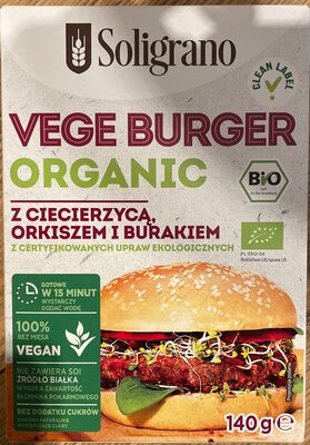 Vege Burger Organic