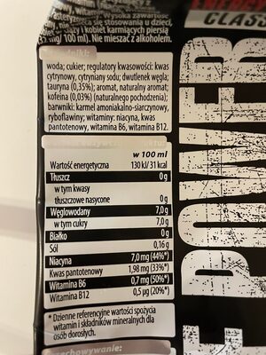 Energy Drink Classic front packaging