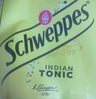 Schweppes Indian Tonic front packaging